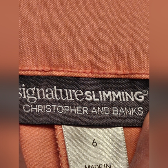 Christopher & Banks Comfort Stretch Slimming Crop Capri Pants Size 6 NWT - Picture 6 of 11